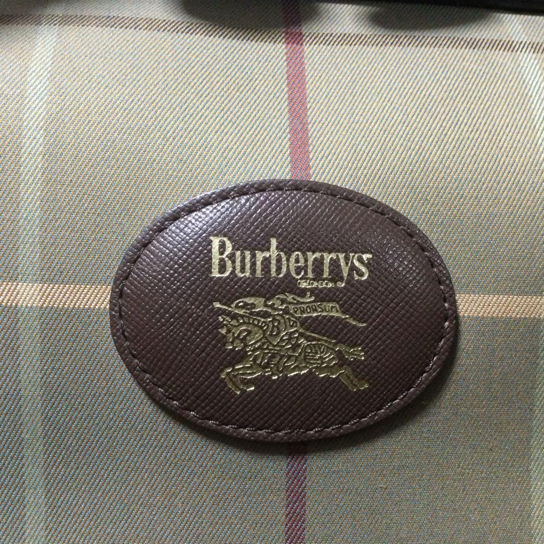 ★早い者勝ちSALE！★ BURBERRY カーキ チェック ボストンバッグ