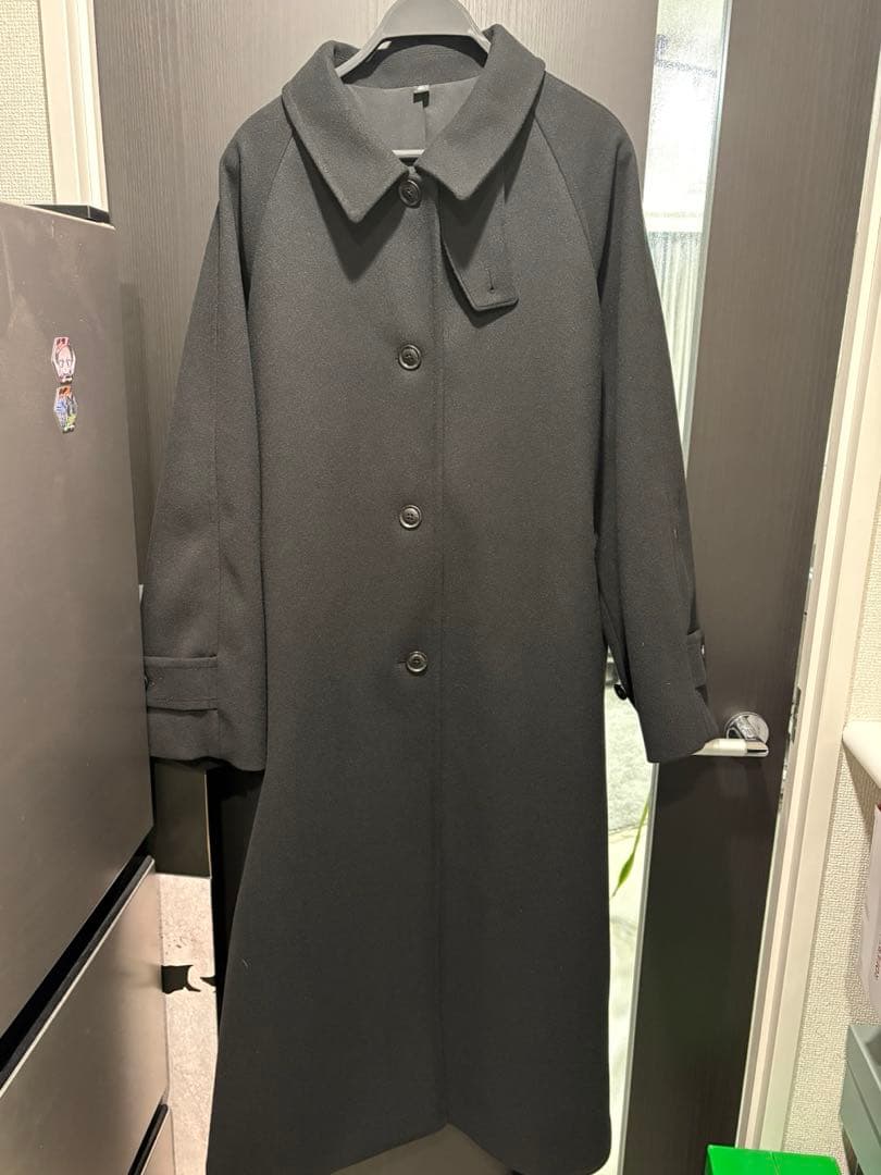 GU コージーメルトンバルマカーンコート+EC丈長め3XL ブラック