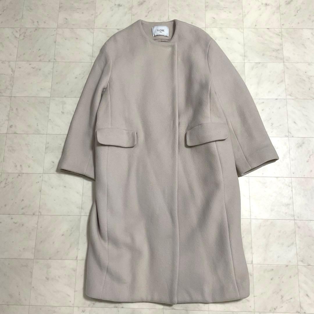 SLOBE IENA ⭐︎ ウールダブルクロスクルーネックコクーンコート