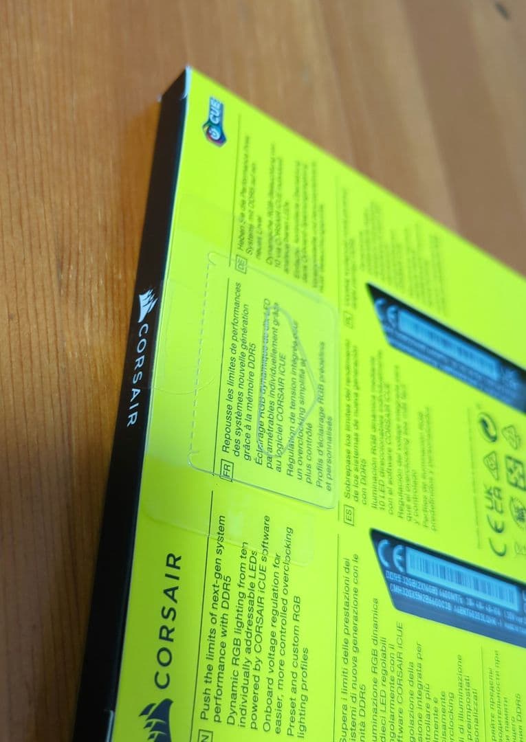 CORSAIR DDR5-6600MHz 32GB デスクトップPC用メモリ