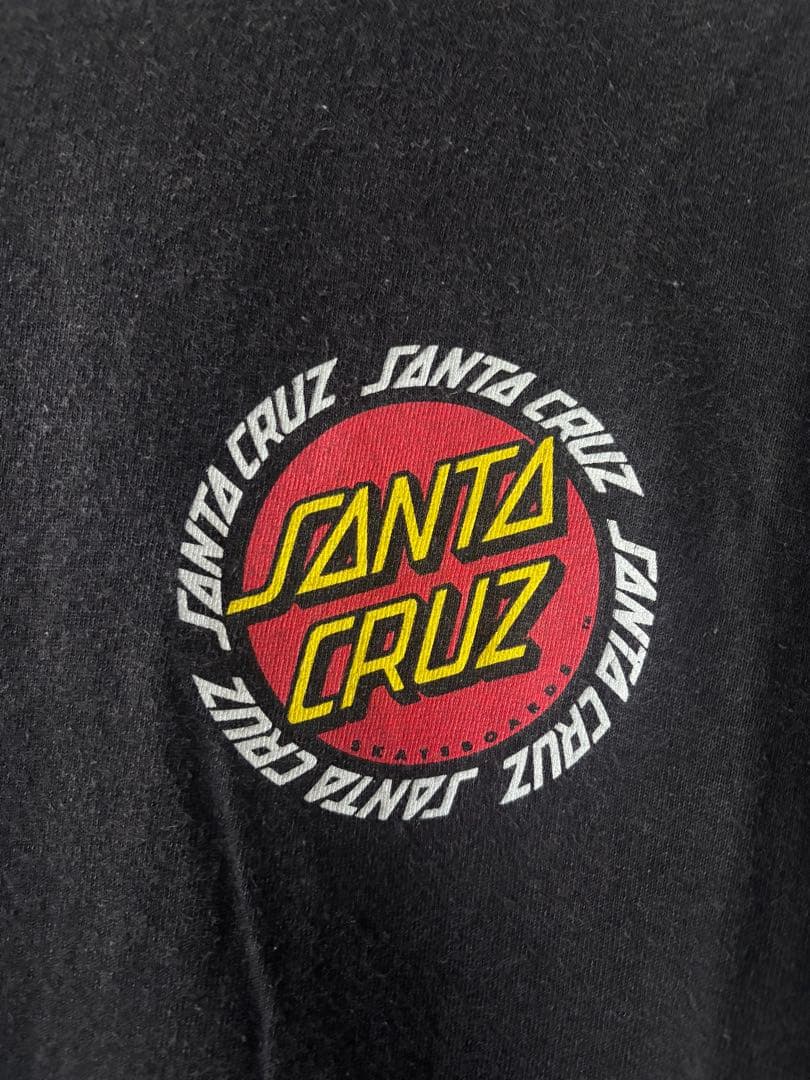 90s SANTACRUZ サンタクルーズ　ビンテージNHSタグ XL ブラック