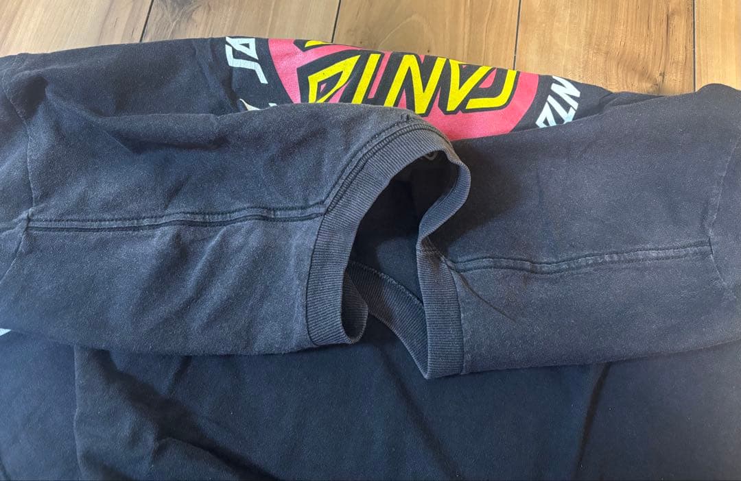 90s SANTACRUZ サンタクルーズ　ビンテージNHSタグ XL ブラック