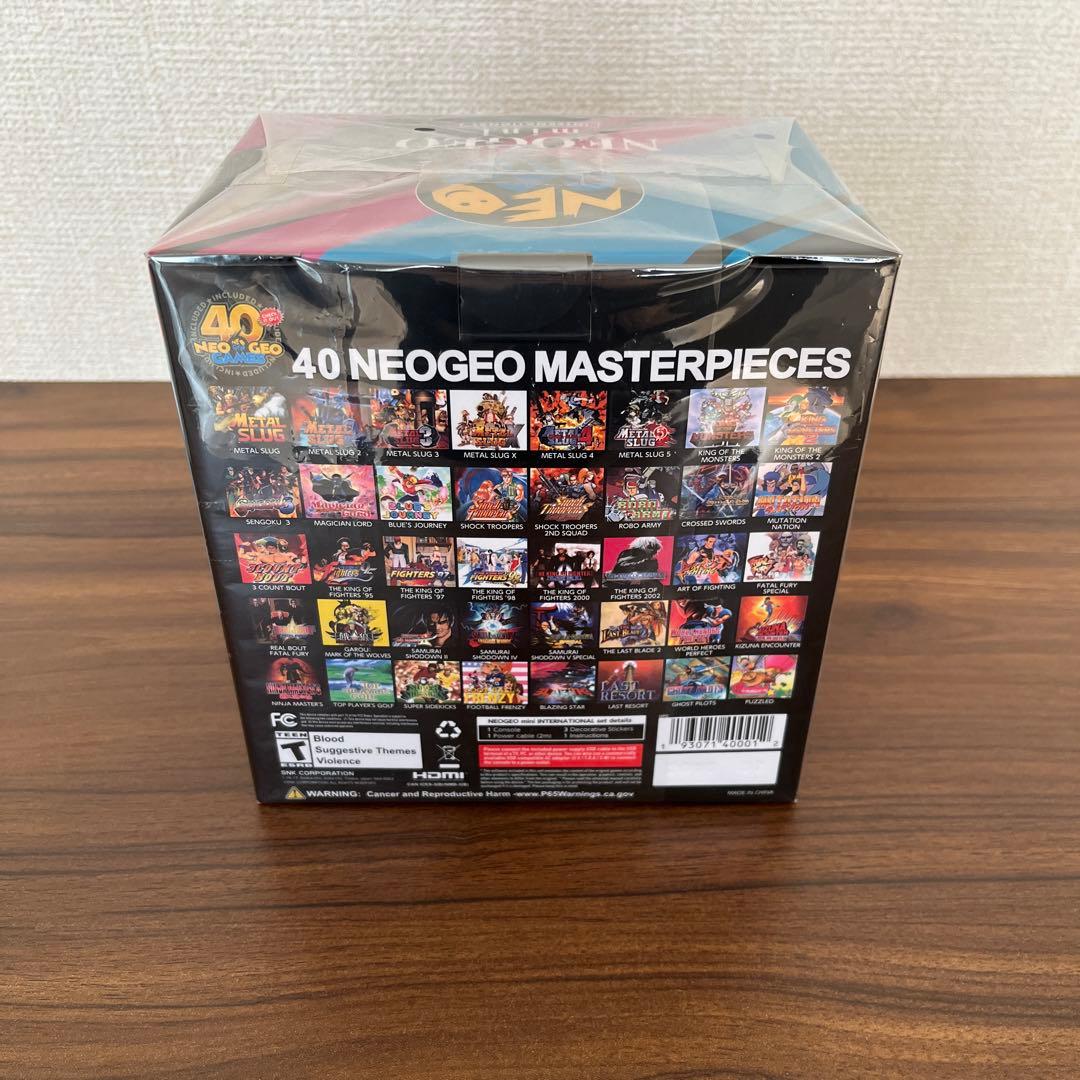 ❶新品未開封ネオジオ ミニ インターナショナル版 NEOGEO min