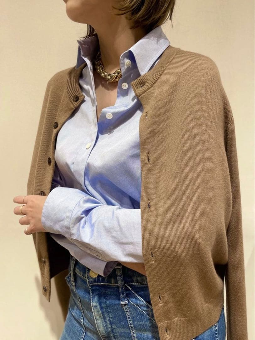 Deuxieme Classe WISH クルーネック カーディガン