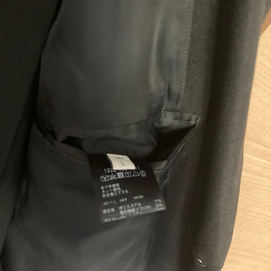 BEAUTY&YOUTH ブラックセットアップ　L