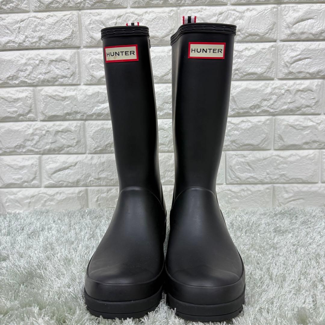【美品】HUNTER ブラック レインブーツ 長靴