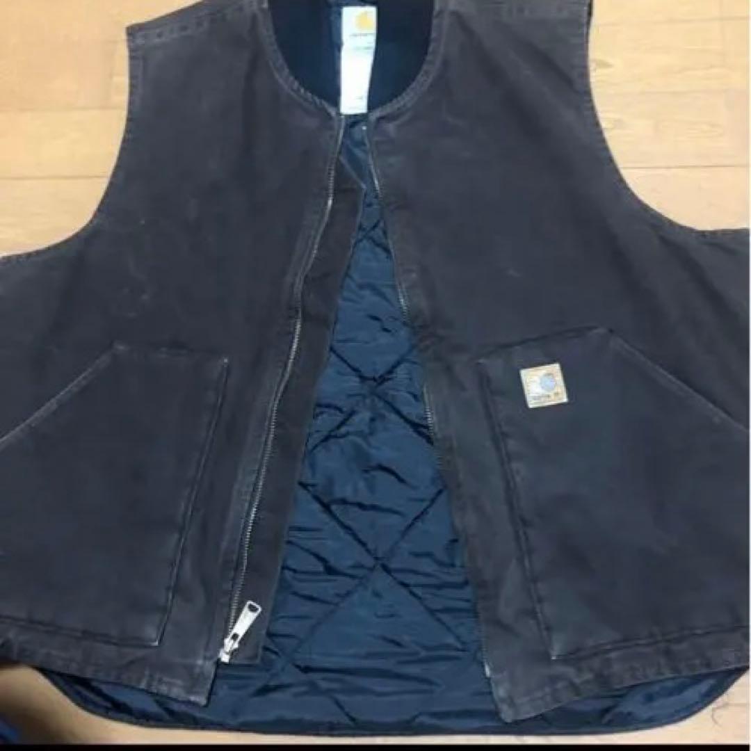 T*\"様 Carhartt ダックべスト ダークブラウン