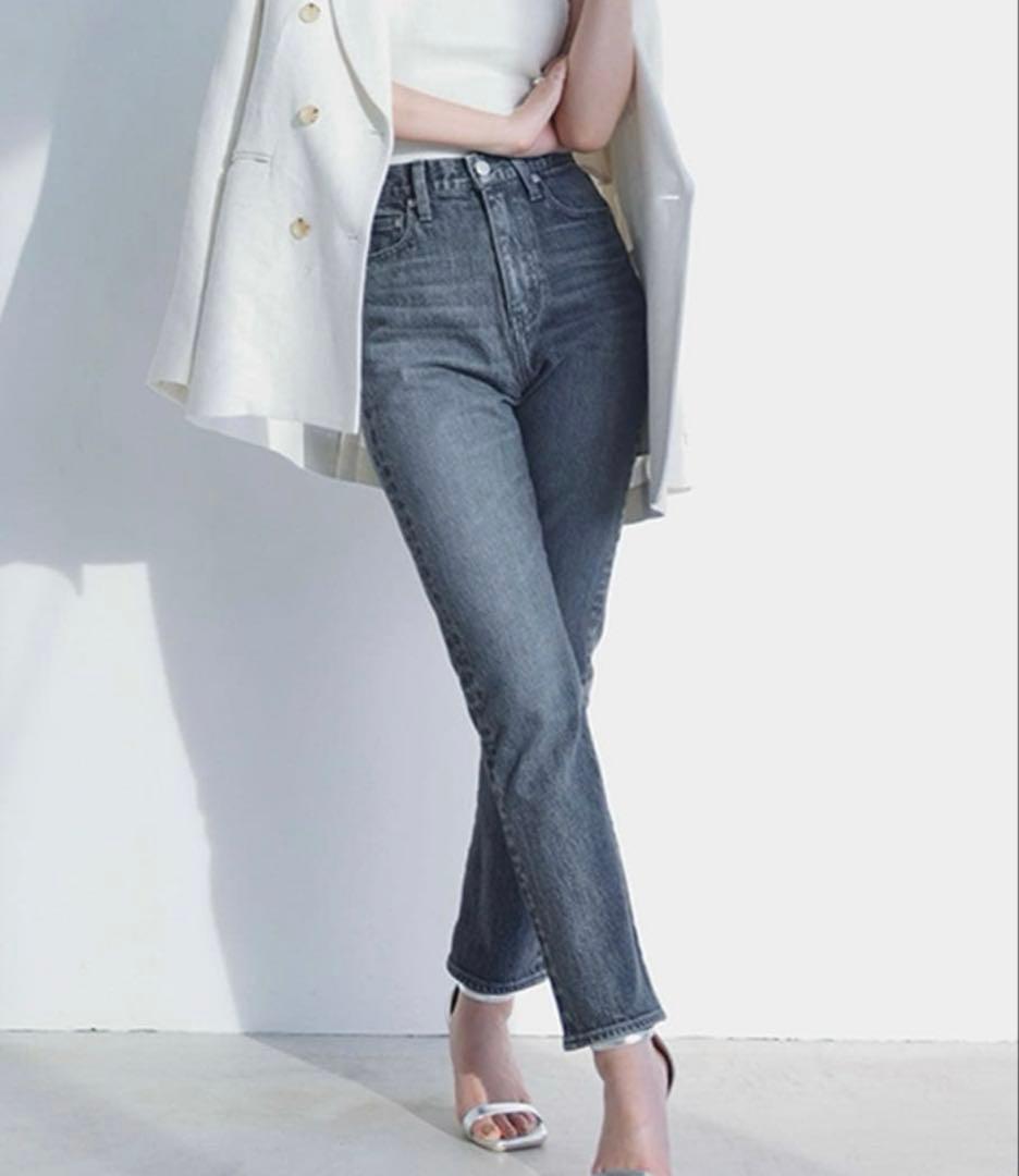Slim straight denim/スリムストレートデニム　GLAY 0
