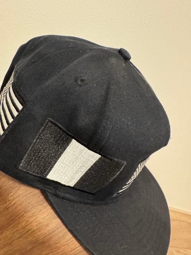 レアSTAMPDスナップバック国旗刺繍キャップBlack