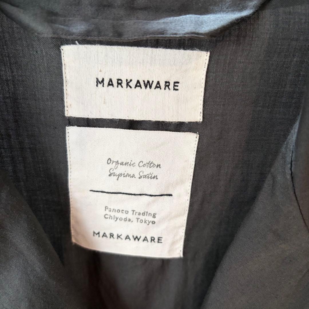 MARKAWARE SUPIMA SATIN シャツジャケット