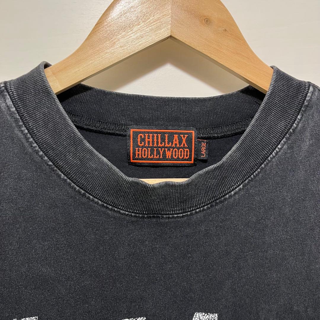 CHILLAX ブラックタンクトップ L