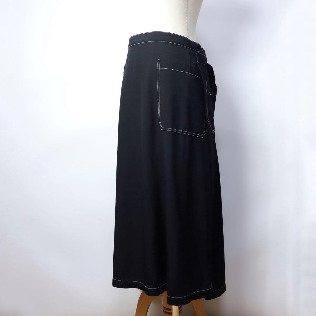 COMME des GARCONS コムデギャルソン　ロングスカート　黒
