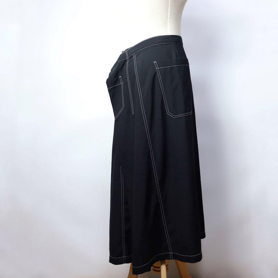 COMME des GARCONS コムデギャルソン　ロングスカート　黒