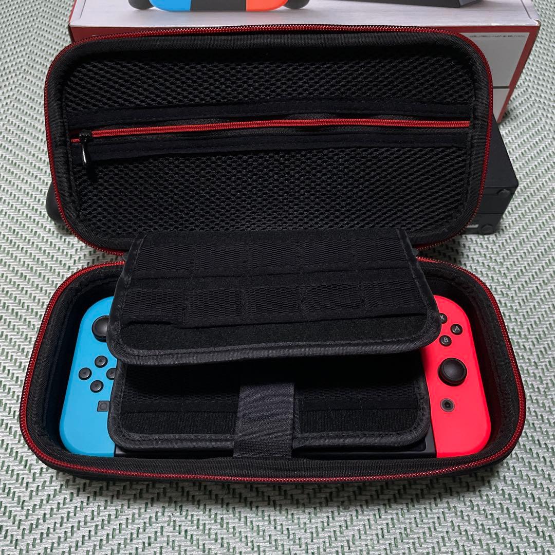 Nintendo Switch 本体 ケース、保護フィルムつき