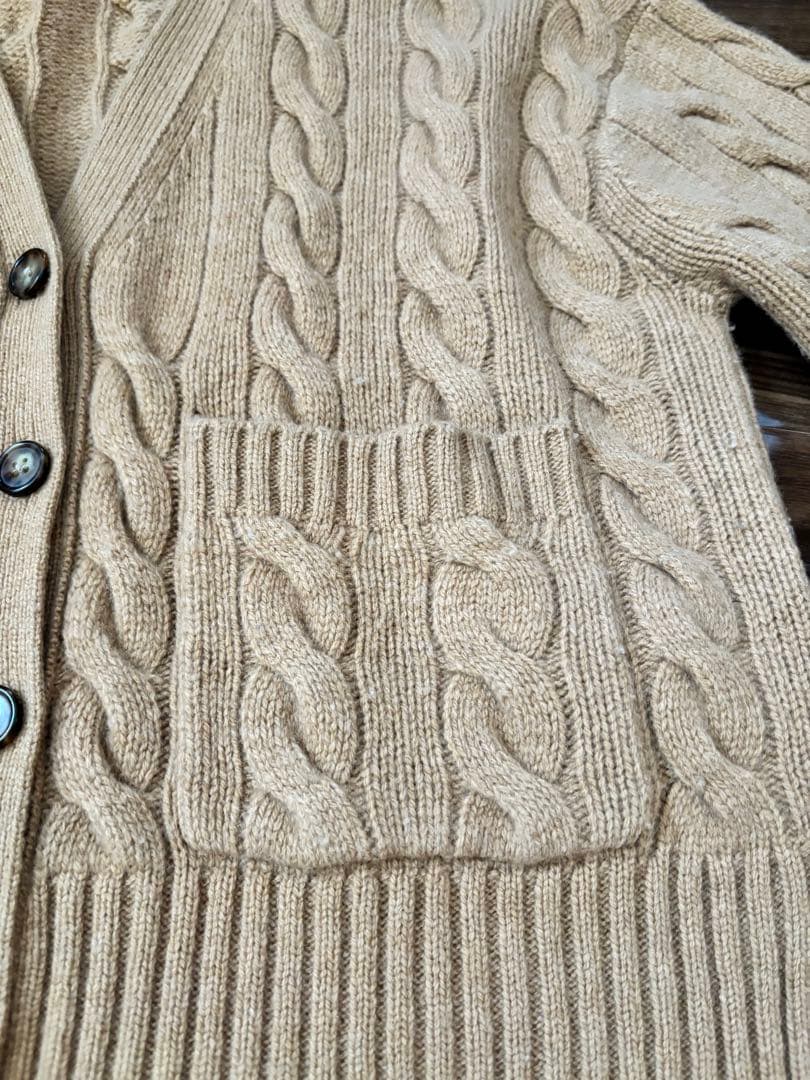 Polo Ralph Lauren ケーブルニットカーディガン ベージュ