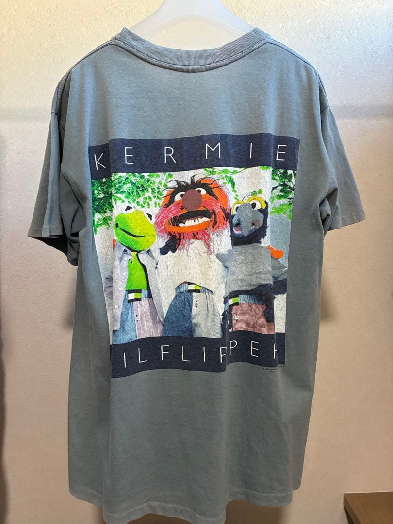 ね*だ様 カーミット パロディ90s vintage USA製 tシャツ