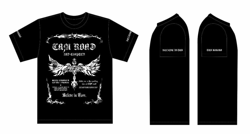 voxy80　中野たむ　限定トレカ＆Tシャツ　TAM ROAD Tシャツ