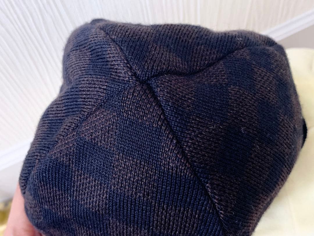 LOUIS VUITTON ボネ・プティ ニット帽 ダミエ