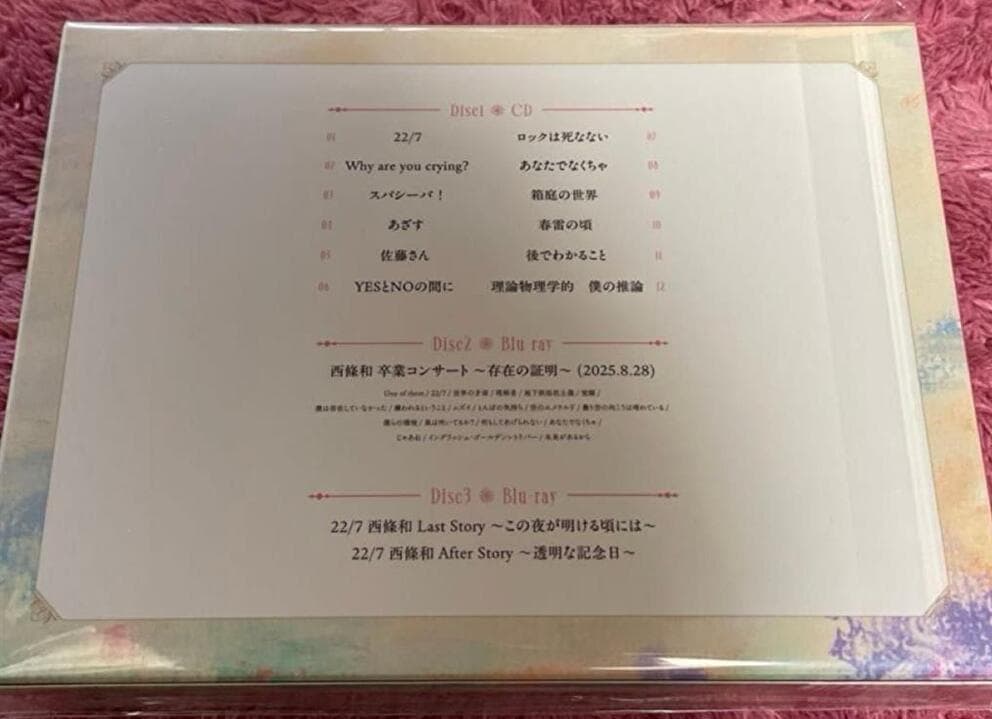 新品　22/7 ABC予想 完全生産限定盤B　ナナニジ　トレカ付　レア　特価