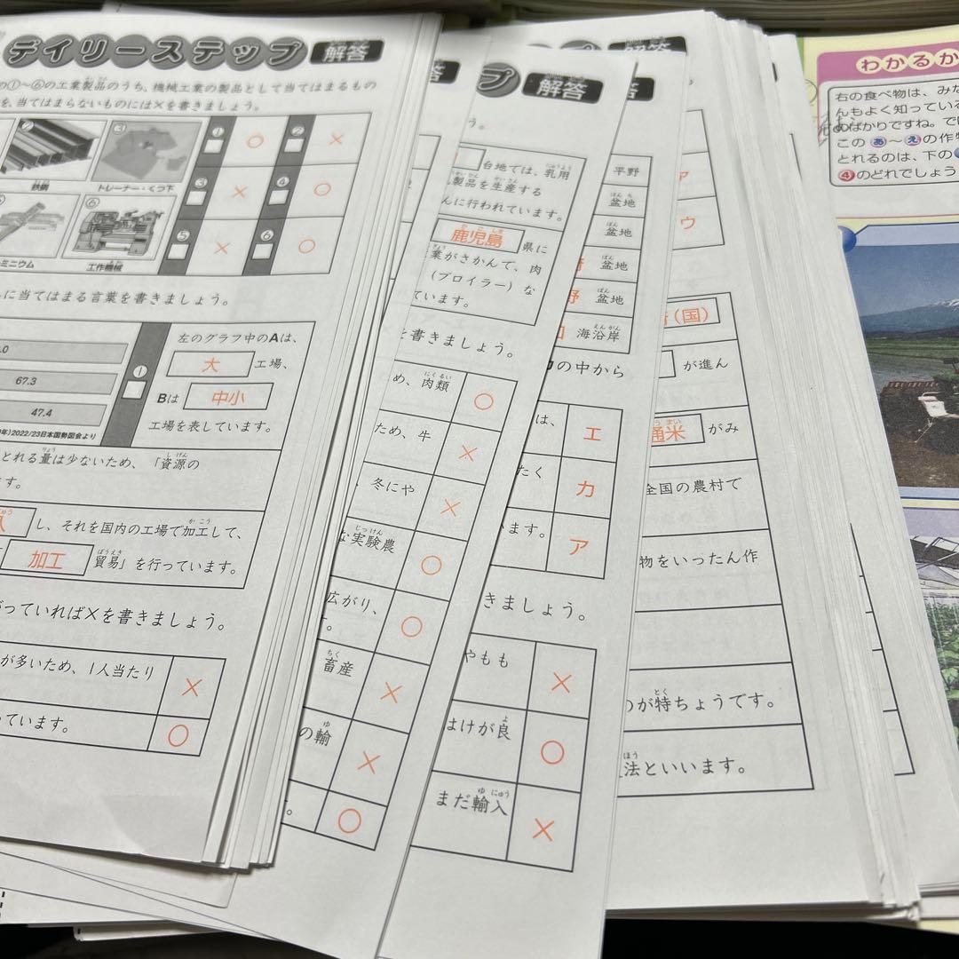 ㉒み　サピックス　SAPIX 4年　社会　ディリーサピックス　季節講習込み
