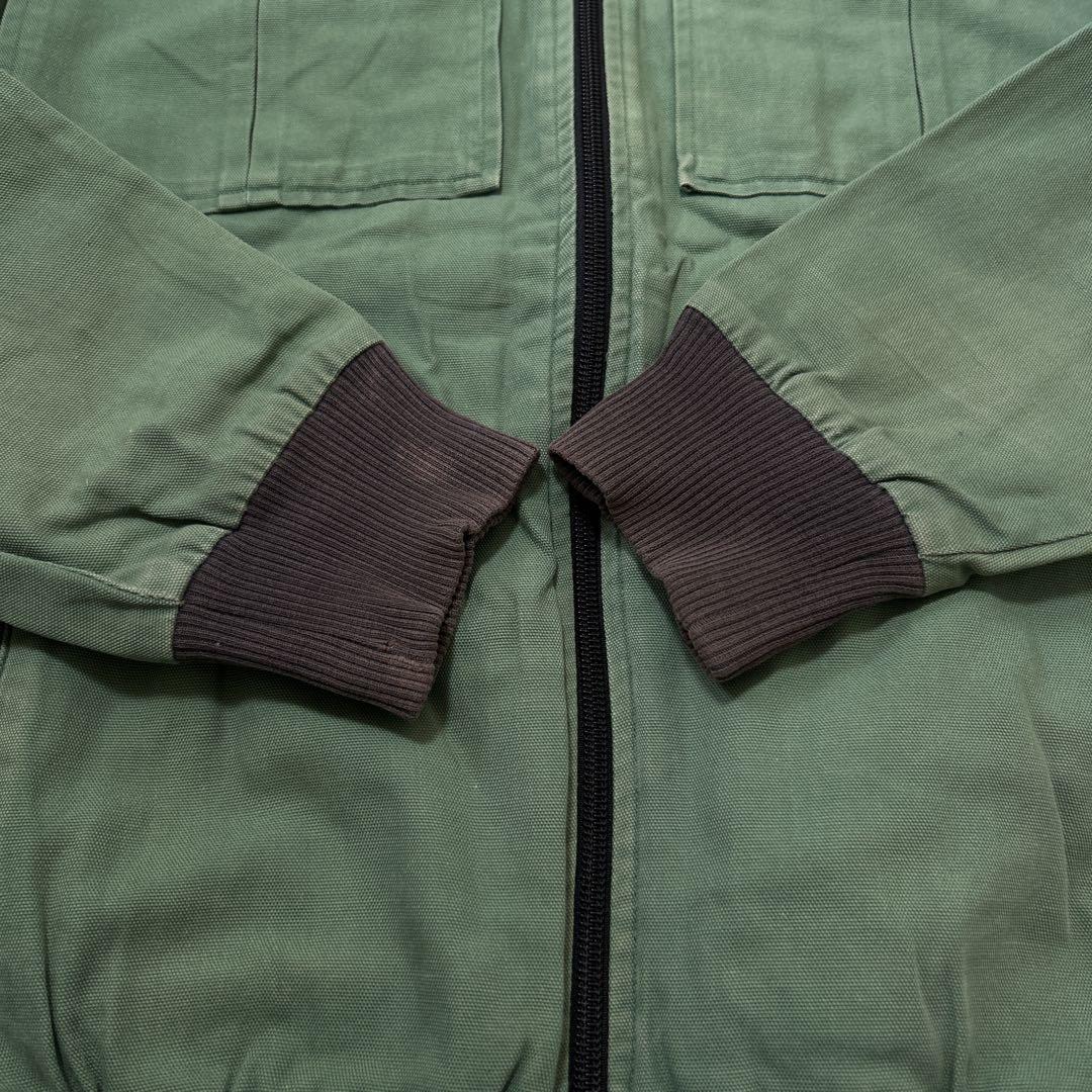 90s adidas デニムトラックジャケット トラックジャケット 緑 L