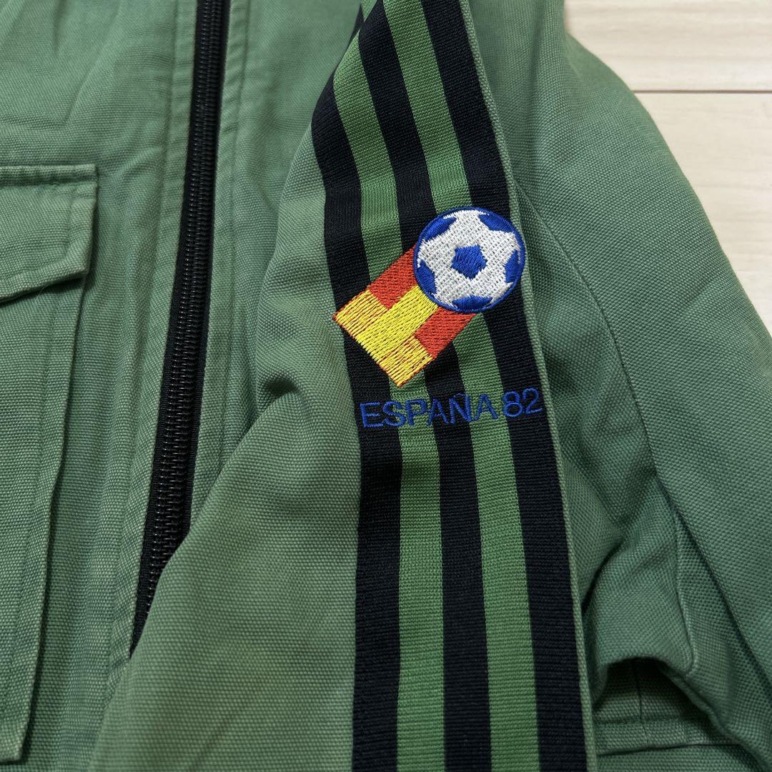 90s adidas デニムトラックジャケット トラックジャケット 緑 L