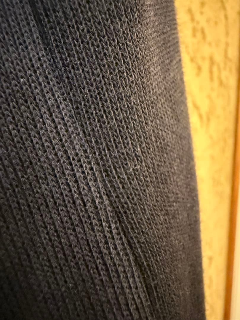 【訳あり】ラルフローレン　ダブルブレストニットコットン紺色ブレザー