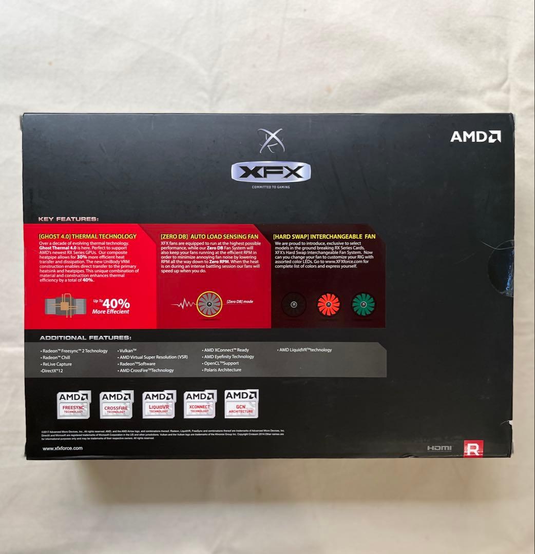 RADEON RX570 8GB グラフィックボード AMD XFX