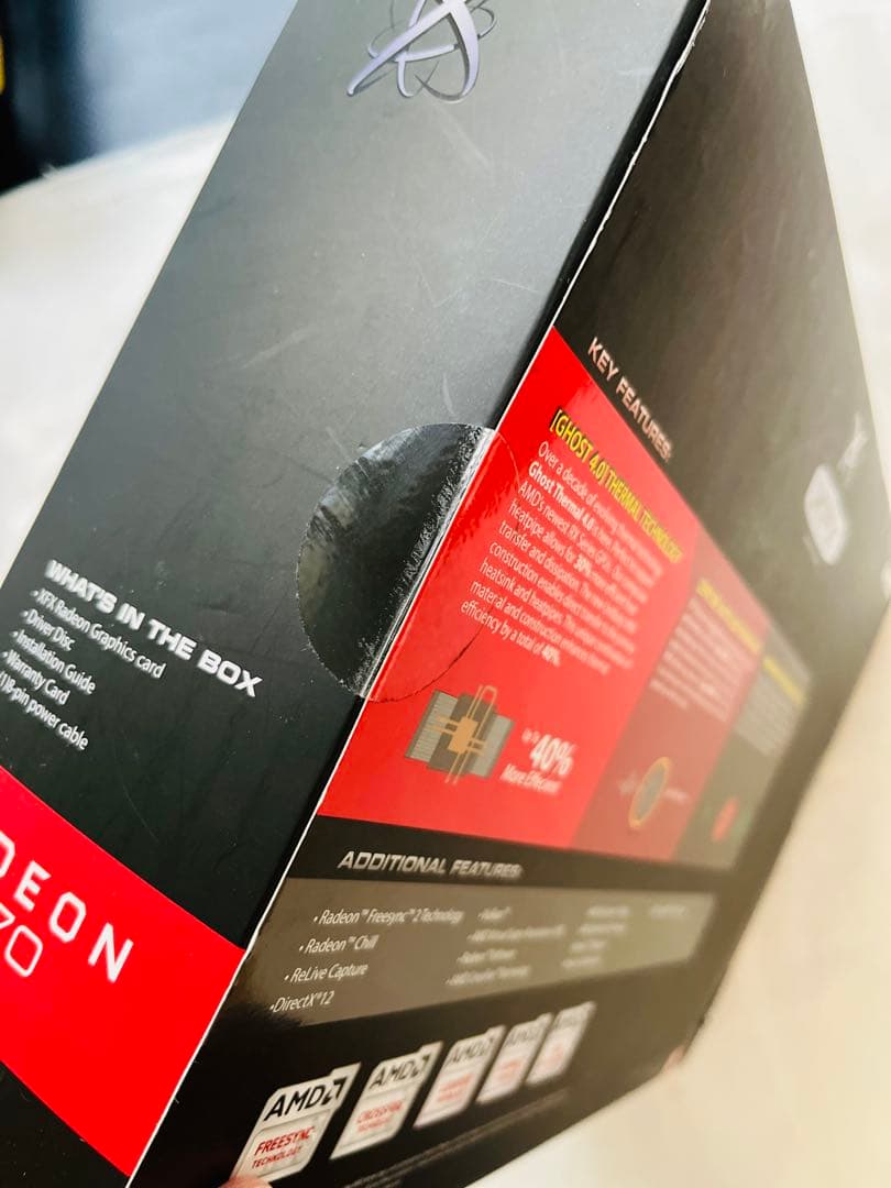 RADEON RX570 8GB グラフィックボード AMD XFX