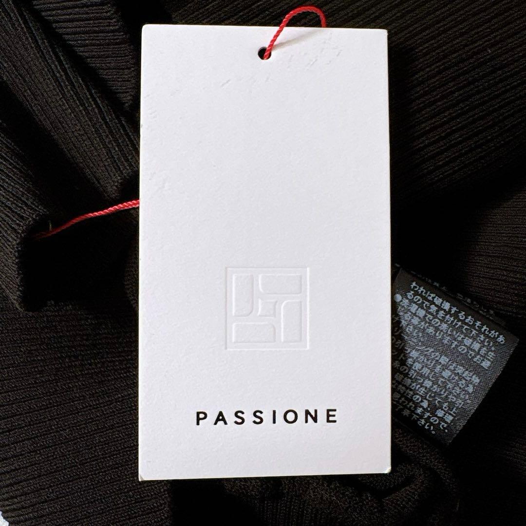 新品タグ付✨25ss 定価2万　PASSIONE ブラック カーディガン