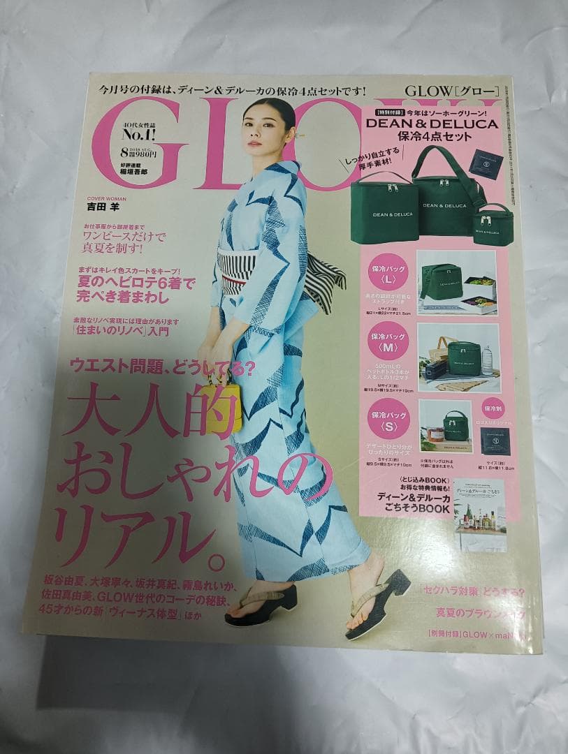GLOW グロー 雑誌 17冊 2018〜19年 篠原涼子 香取慎吾 稲垣吾郎