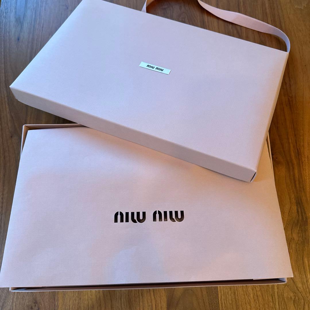 miu miu デニムハイウエストパンツ　未使用品　26