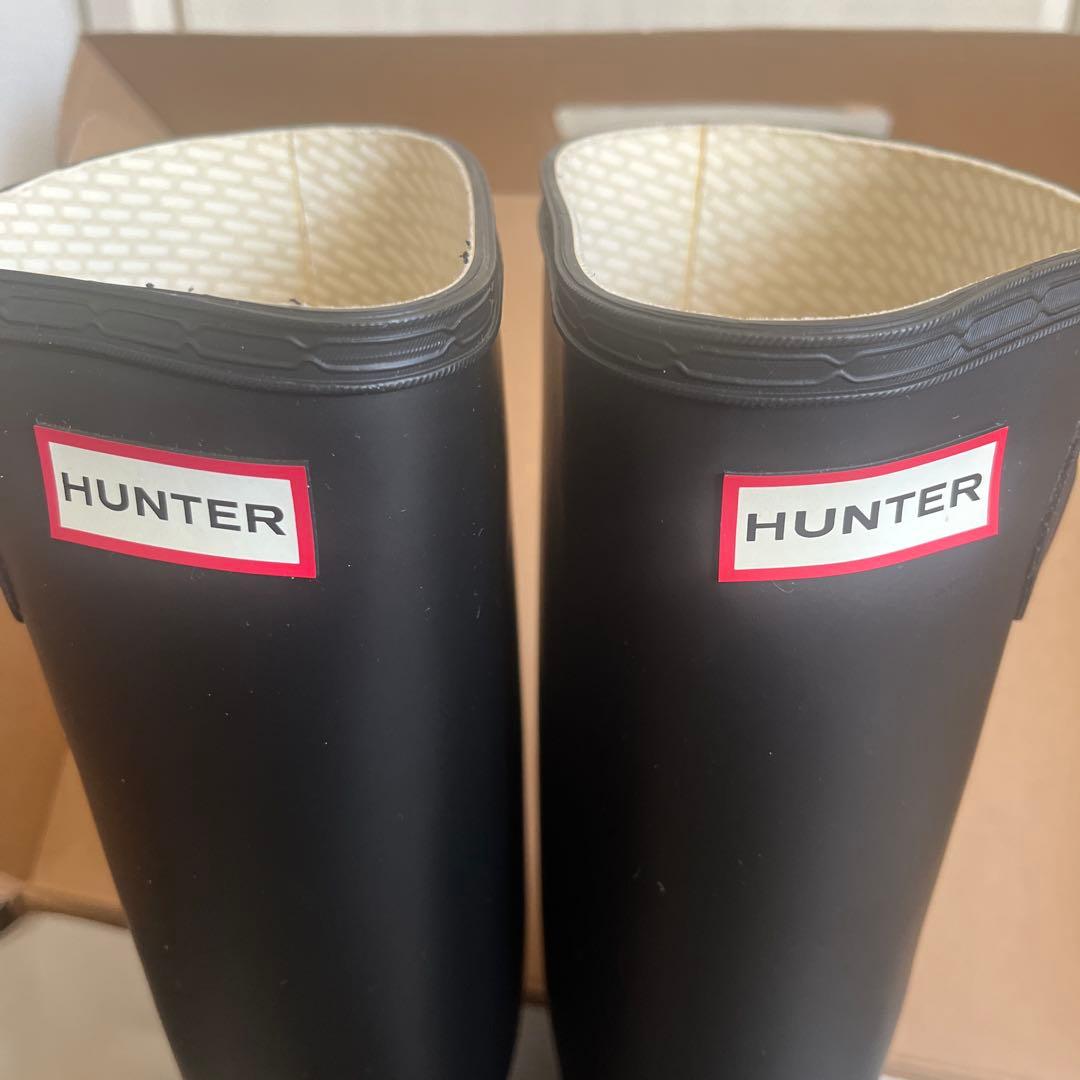 HUNTER 長靴 ブラック US 6 25センチ ハンター