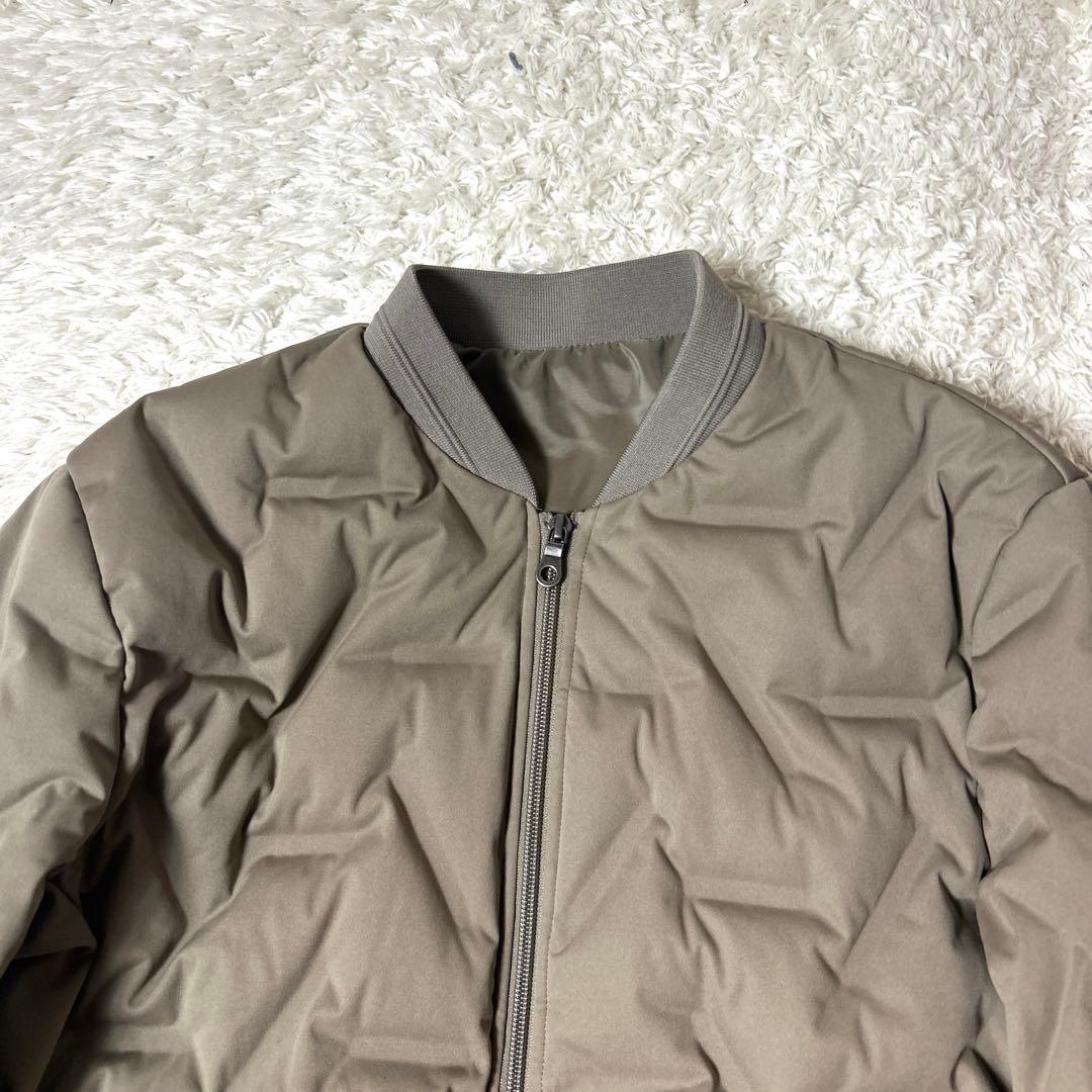 【未使用級】COMME CA ISM MA-1 ダウンブルゾン ベージュ M