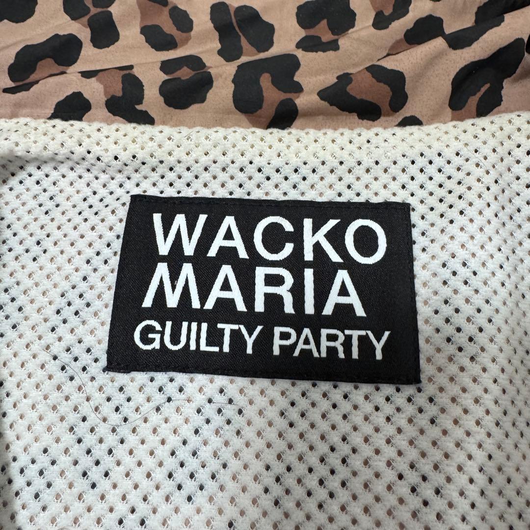 [超希少] WACKO MARIA ヒョウ柄ナイロントラックジャケット Lサイズ