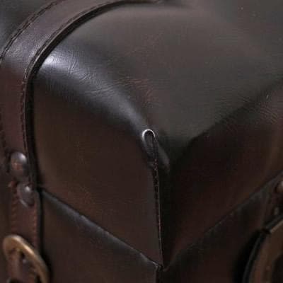 フォロー割【新品】アンティーク風 トランクスツール 収納付き 椅子
