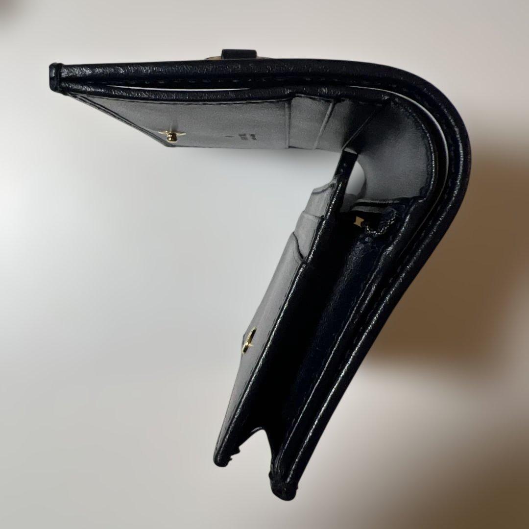 GUCCI 二つ折り財布 ベージュ/ネイビー
