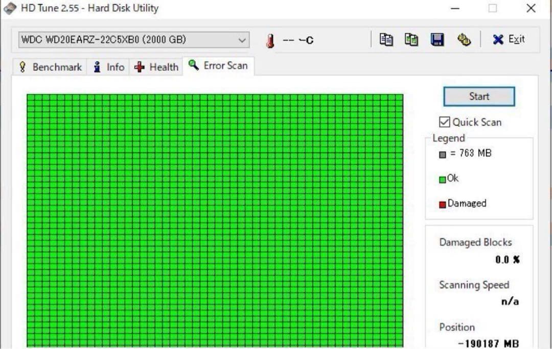 使用716時間★2TB★ Western Digital WD Blue