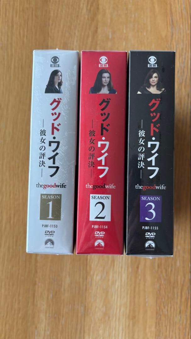【新品未開封】グッド・ワイフ 彼女の評決 シーズン1.2.3 DVD-BOX