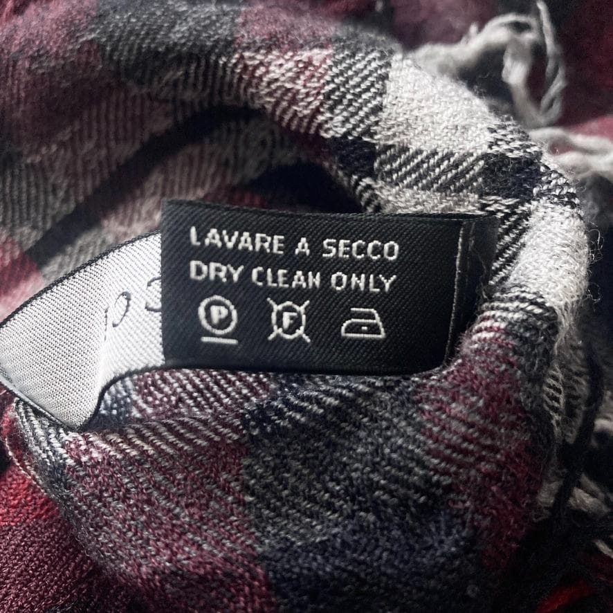 【くま☆☆】GUCCI　GG チェック柄 大判 アフガンストール