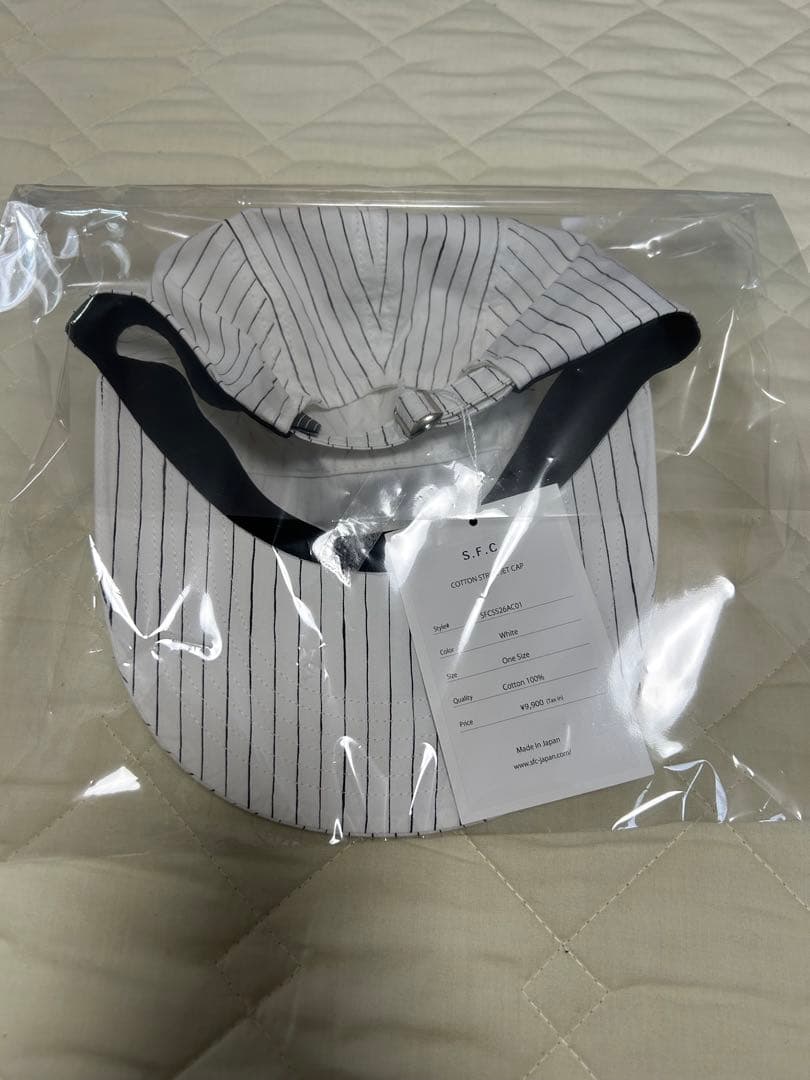 新品　S.F.C COTTON STRIPE JET CAP SFC