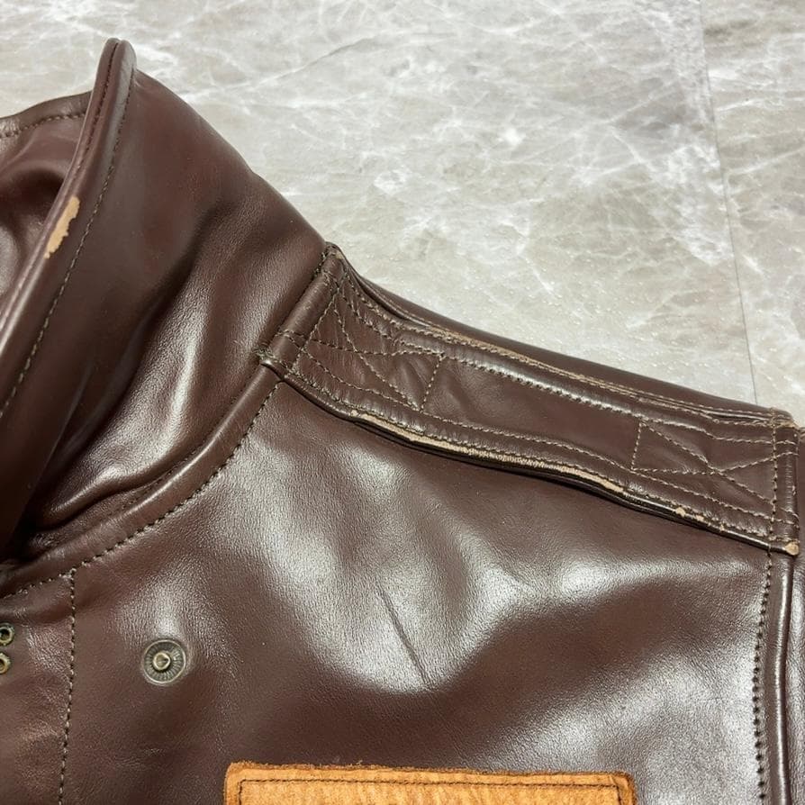 MORGAN A2 Flight Jacket ホースハイド 40 馬革 BR