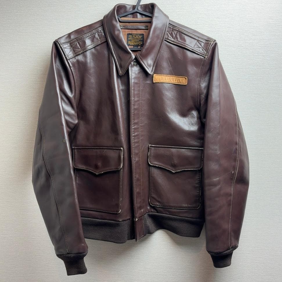 MORGAN A2 Flight Jacket ホースハイド 40 馬革 BR