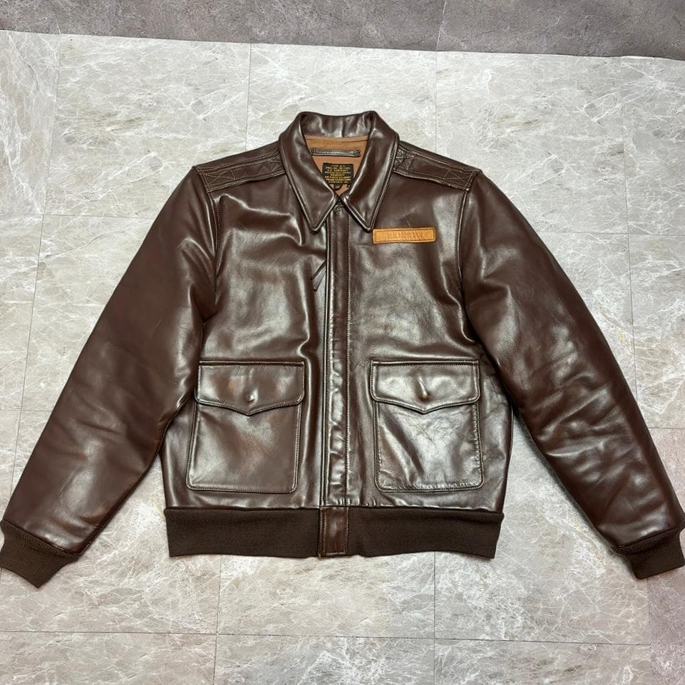 MORGAN A2 Flight Jacket ホースハイド 40 馬革 BR