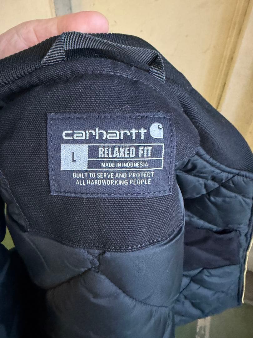 Carhartt ブラック ダックベスト　リラックスフィット ベスト L