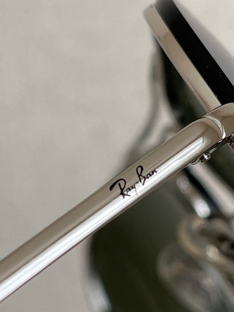 【美品】Ray-Ban⭐︎レイバン サングラス ティアドロップ ポリッシュシルバー