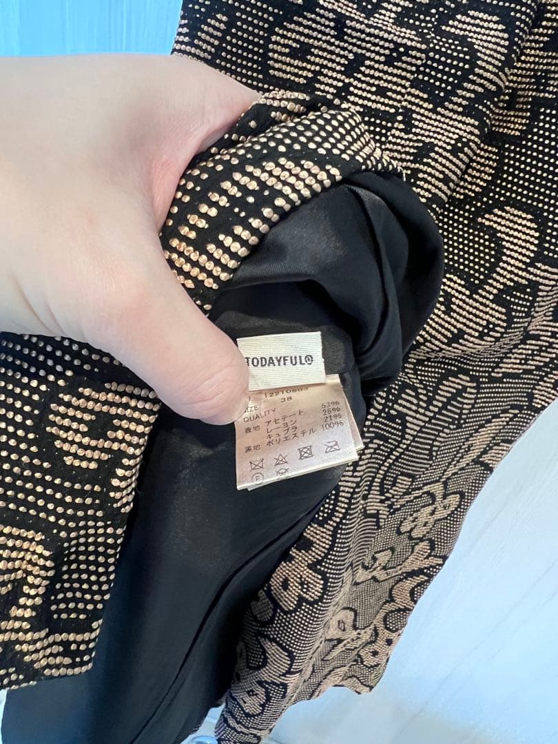 スカート TODAYFUL Jacquard Leaf Pencilskirt 38