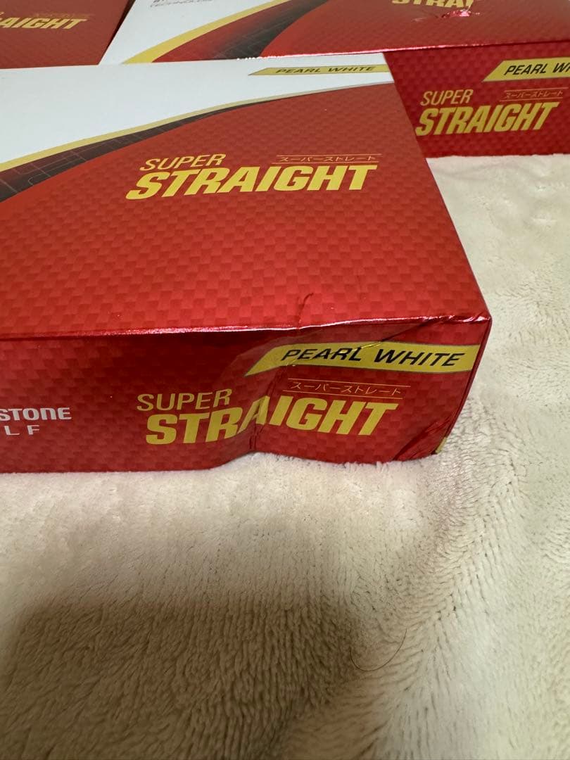ブリヂストン SUPER STRAIGHT ホワイト 3ダース