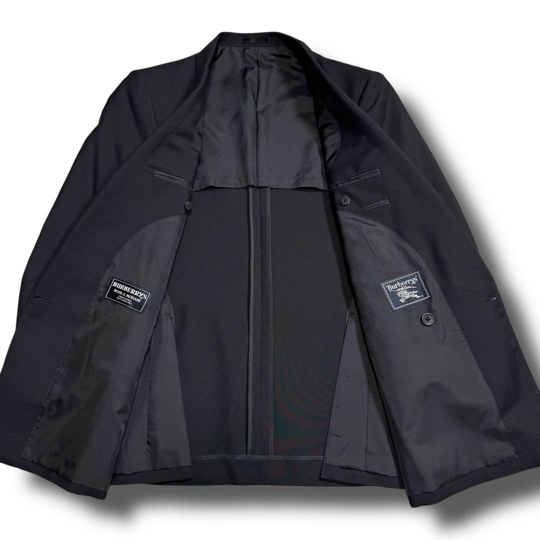 極美品 BURBERRYS テーラードジャケット 金ボタン ダークネイビー