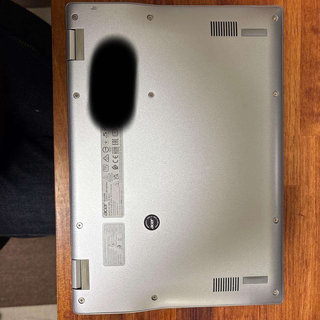 Acer Chromebook 箱、説明書、ACアダプタ付き